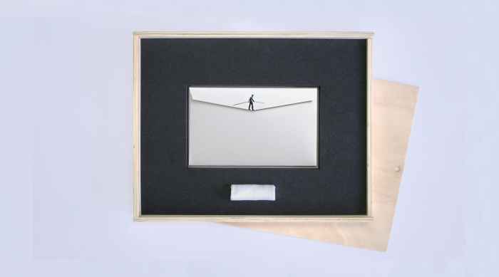 DS art, North 1 gallery, Pejac, Love letter, limited edition, urban art, contemporary art, for sale